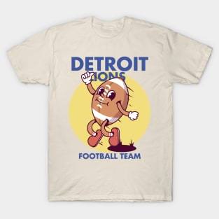 Detroit lions, Vintage Character Cartoon T-Shirt